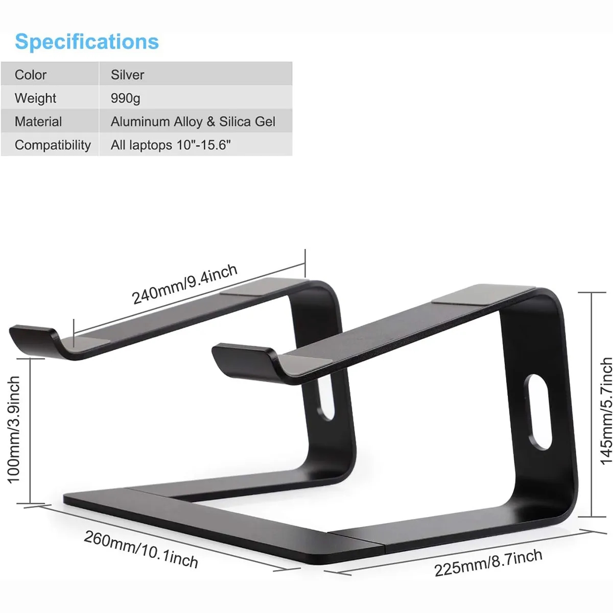 Customizable Promotional Portable Cooling Laptop Stand 6