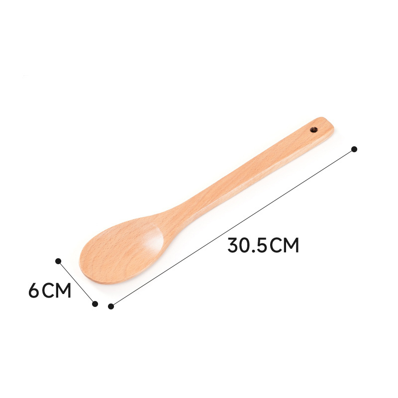 Wood 5-Piece Cooking Utensil Set 7