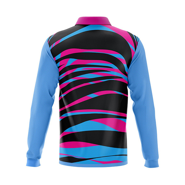 Sublimation Long Sleeve Polo - Spandex Interlock - Men, Women, Kids 3