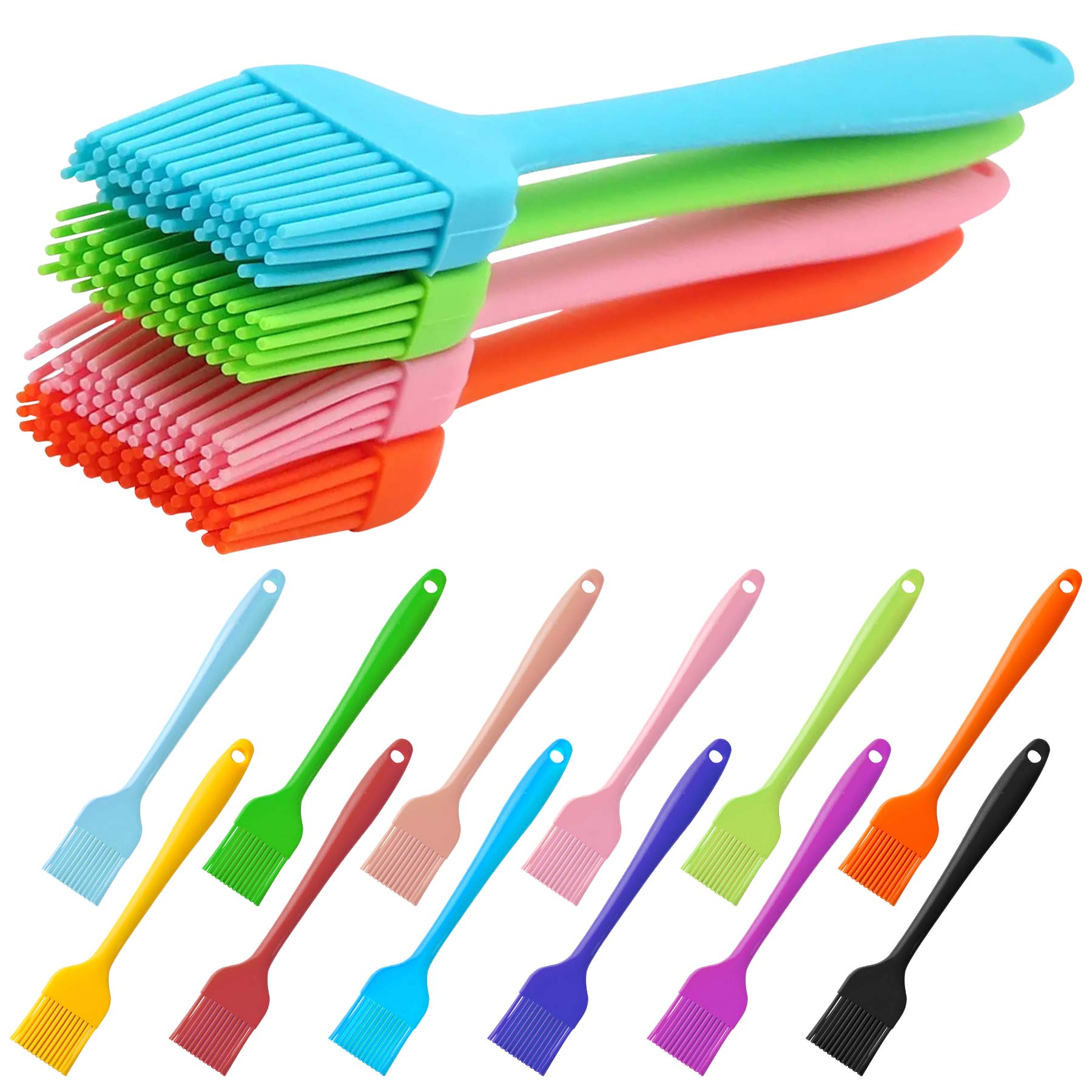 Multi-Colored Silicone Barbecue Brush 1