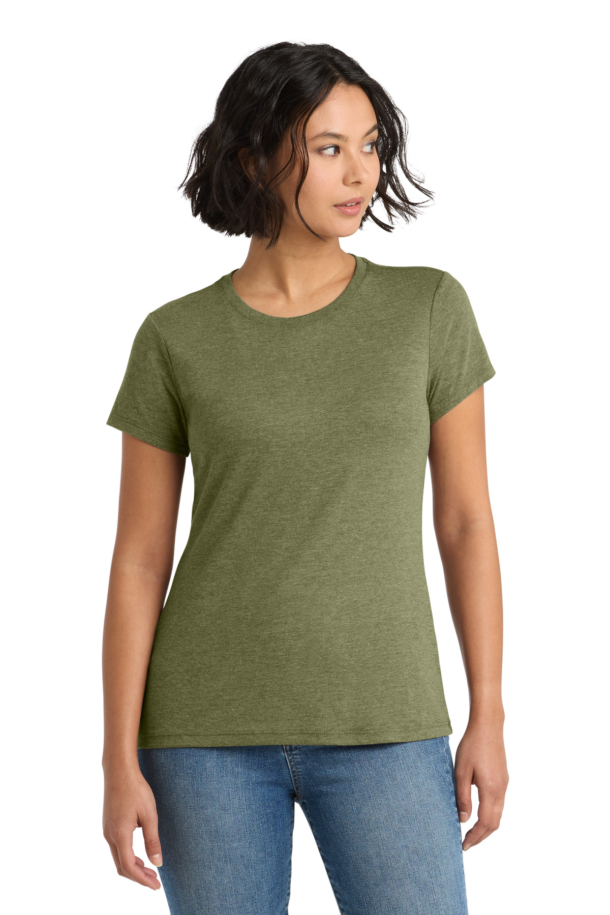 District Women's Perfect Tri Tee. DM130L 65