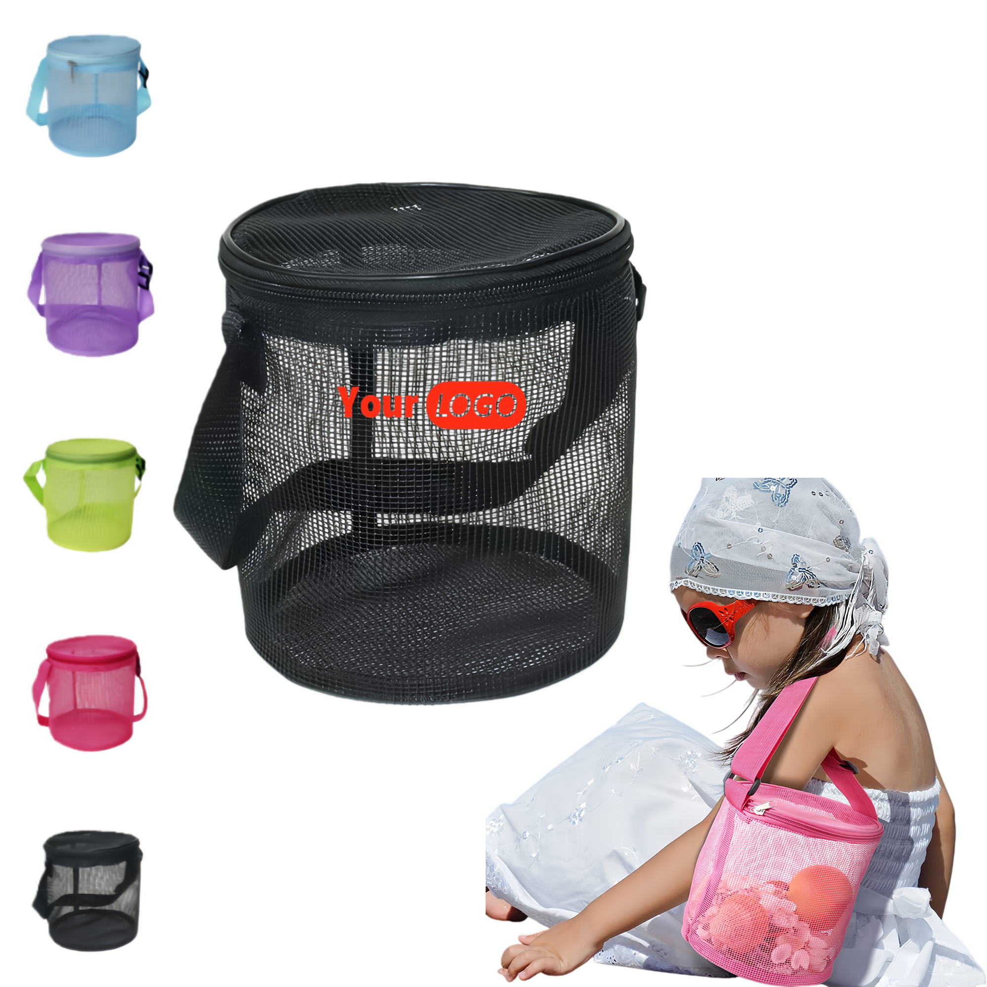 Children's Mesh Beach Toy Storage Bag 2