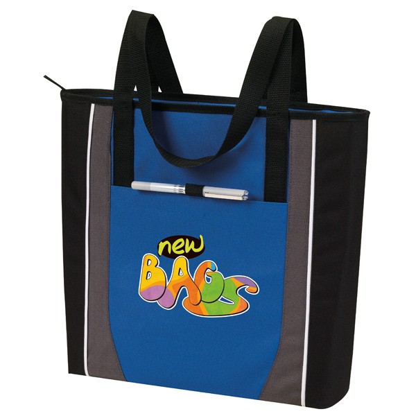 "Accent" Zip Tote Bag 2