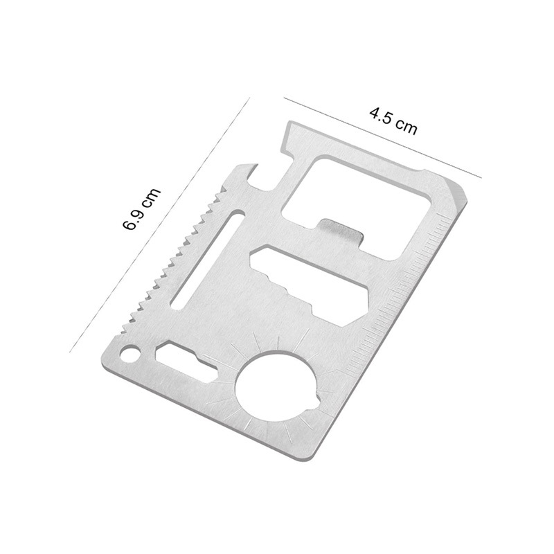 Pocket Survival Multifunction-Tool with Leather Cover 4