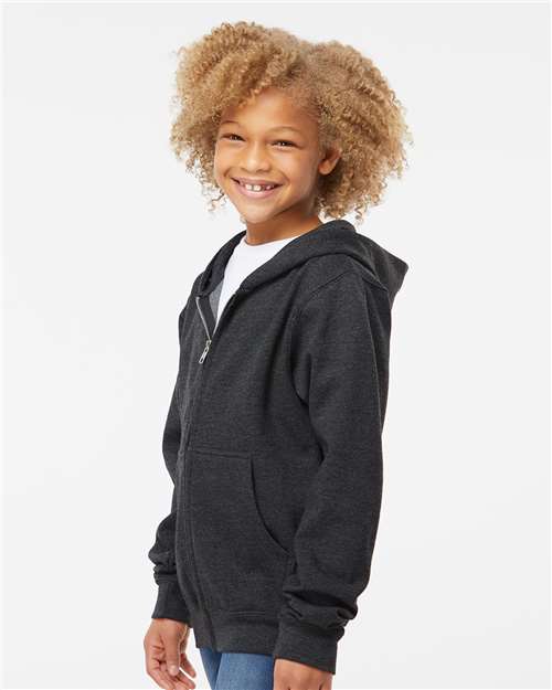 Youth Midweight Full-Zip Hooded Sweatshirt - SS4001YZ 6