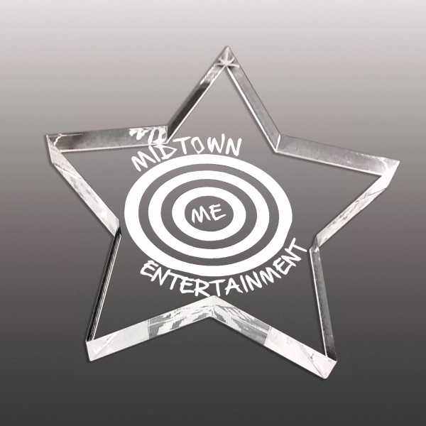 Custom Acrylic Etched Paperweights 4