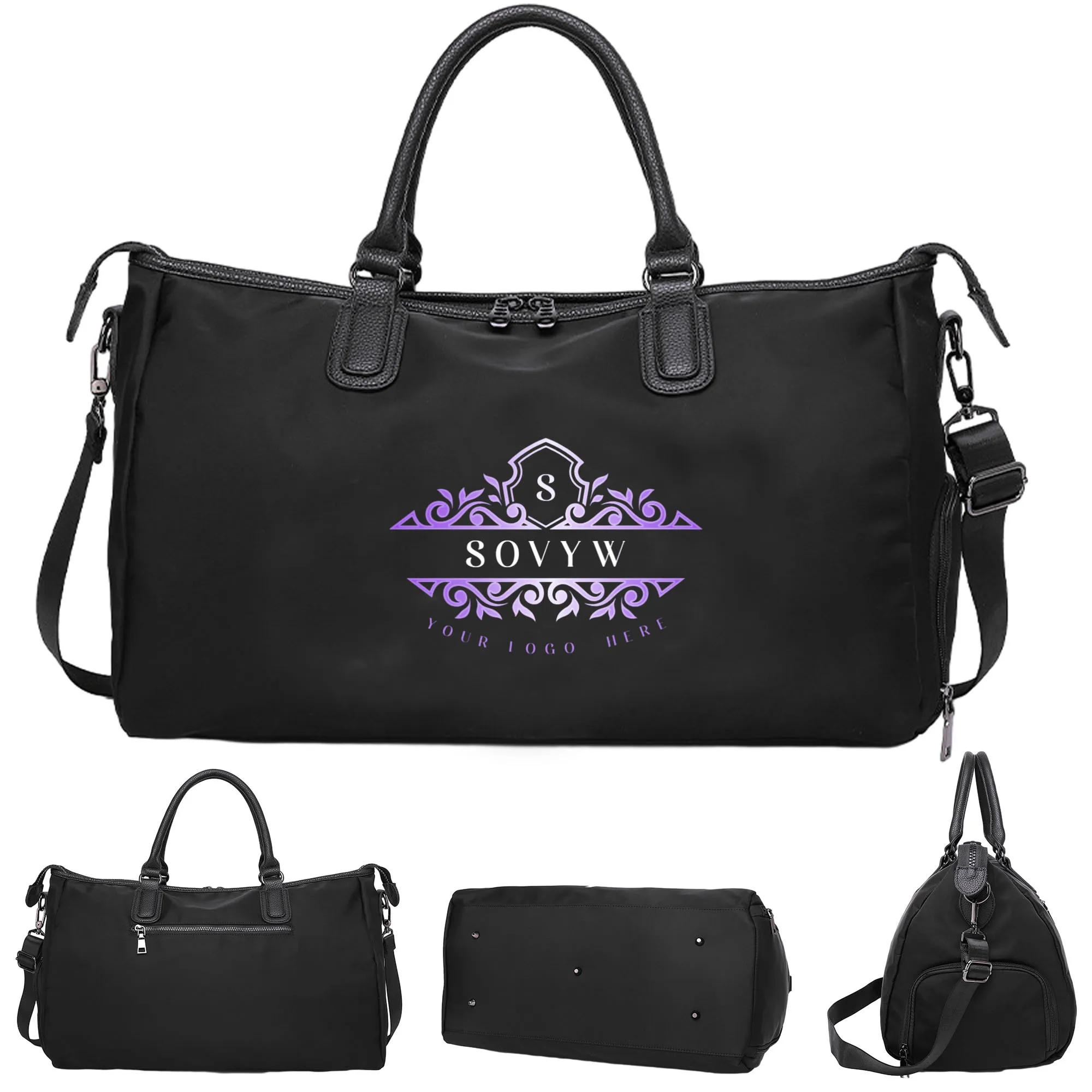 Customized Large Capacity Portable Waterproof Travel Gym Bag 3