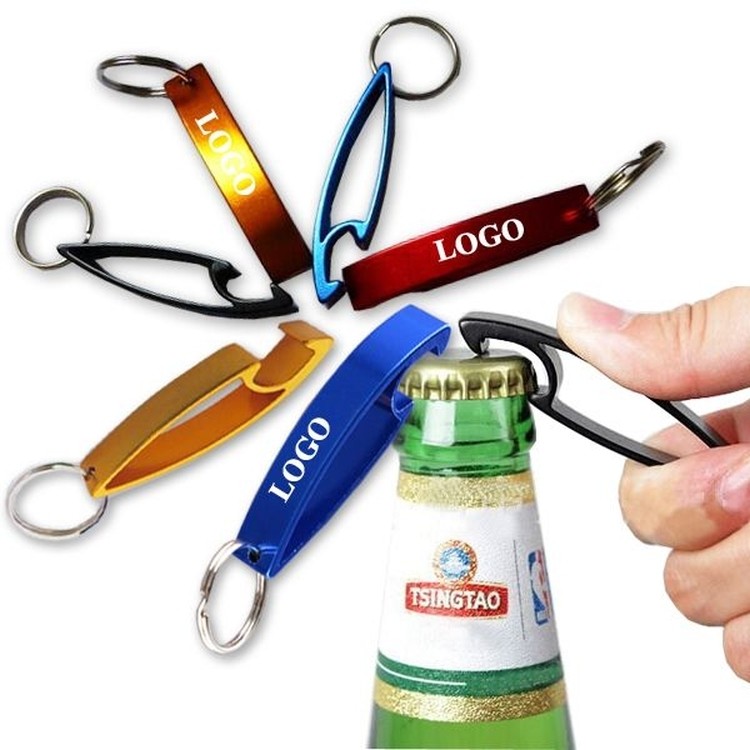 Eye-Shape Beer Bottle Opener with Keyring 1