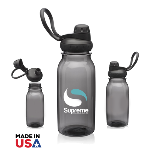 Sports Plastic Water Bottle with Spout Lid - 33 oz 3