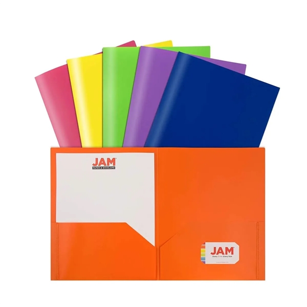 2-Pocket Folder with Business Card Slots