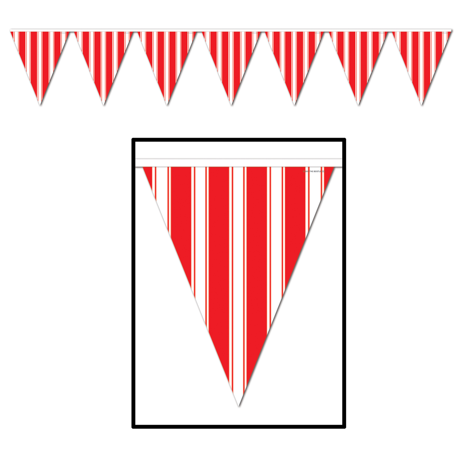 Striped Pennant Banner
