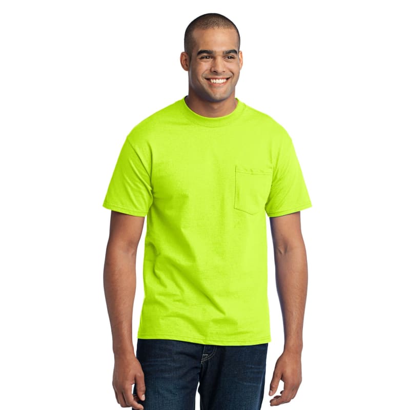 Port & Company Tall Core Blend Pocket Tee. 67