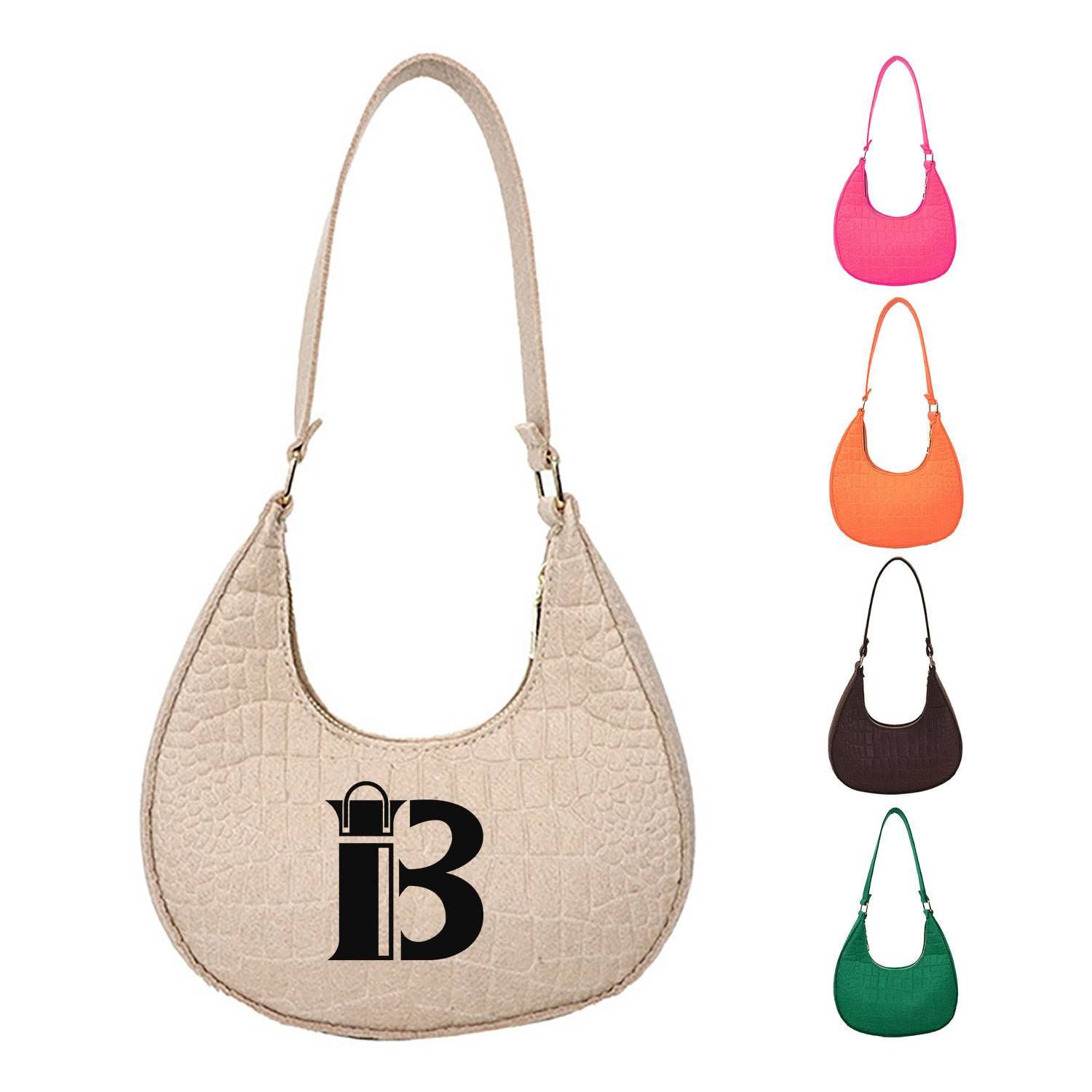 Ladies' Stone Pattern Handbag