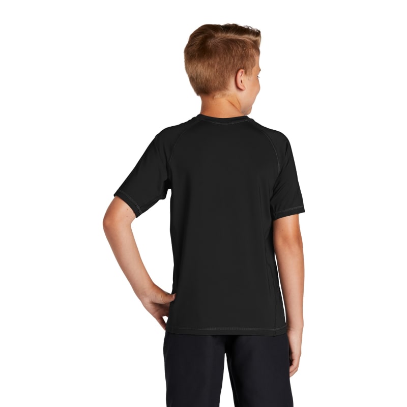 Sport-Tek Youth Rashguard Tee. 16
