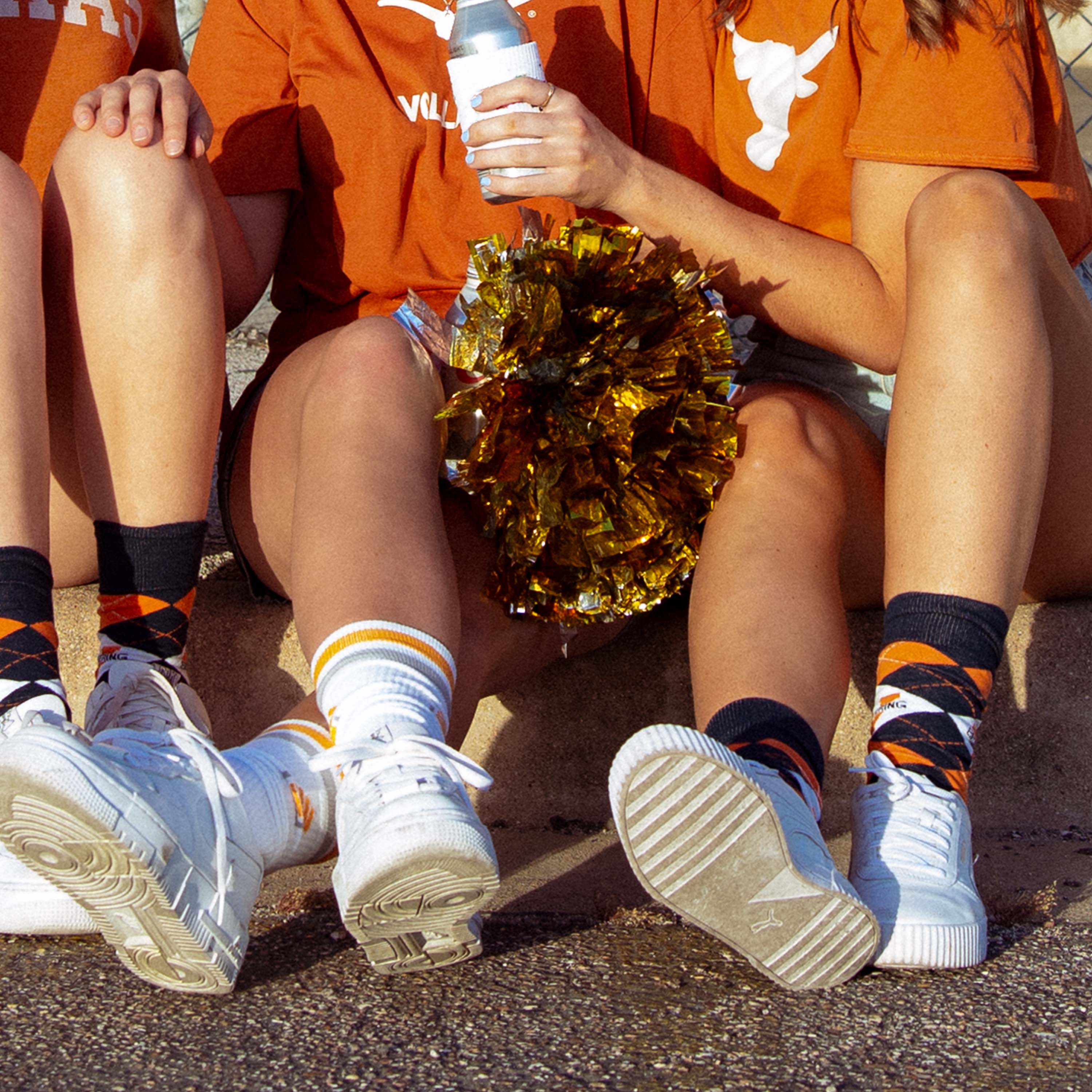 Custom Cheerleading Socks - Cheer with Spirit - American Made 2