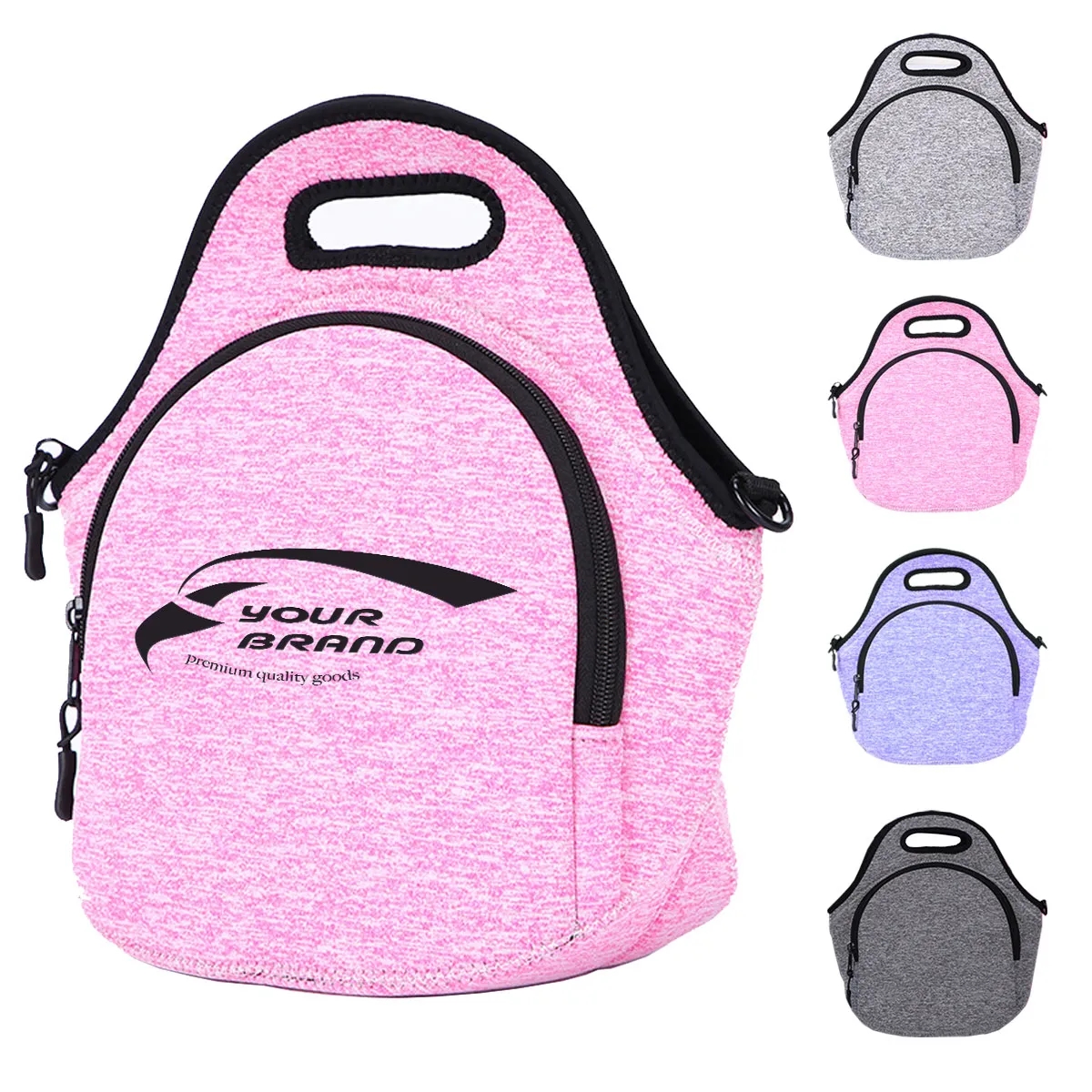 Reusable Spill Resistant Insulated Neoprene Lunch Bag 1