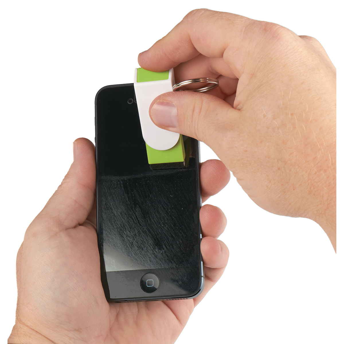 Phone Stand And Screen Cleaner Combo Key Chain 28