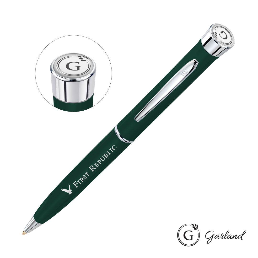 Garland® Color Matte Twist Ballpoint Pen - Chrome 16