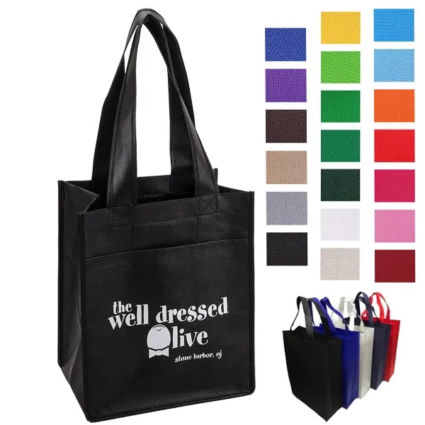 Non Woven Gift Totes - 10"x 10" x 4" 4