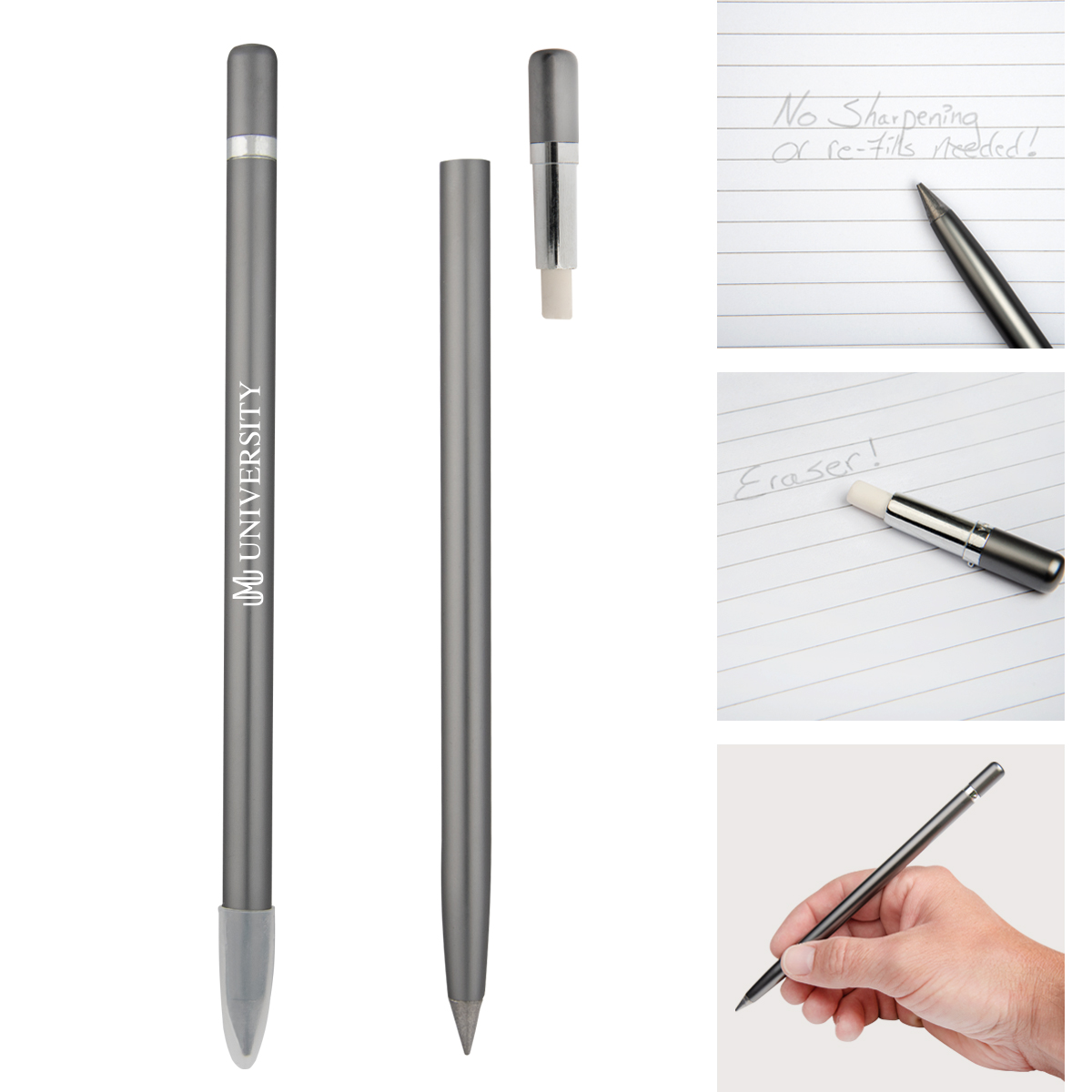 Metal Alloy Tip Inkless Pen 2
