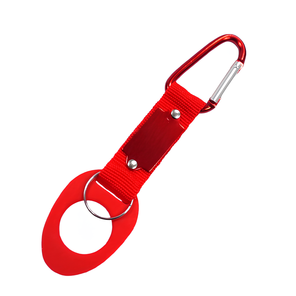Strap Bottle Holder W/ Key Tag & Carabiner 2