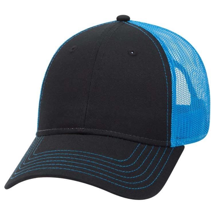 OTTO CAP® 6 Panel Low Profile Mesh Back Trucker Hat 166
