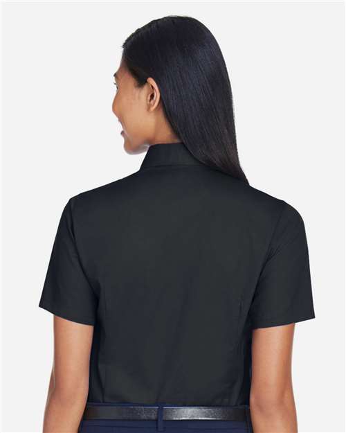 Women's Easy Blend™ Short Sleeve Twill Dress Shirt with Stain-Release - M500SW 14