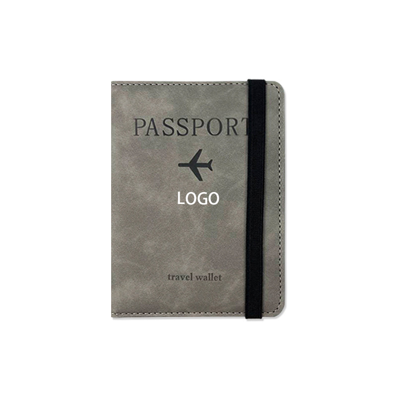 Travel Wallet Passport Holder with Elastic Band 2