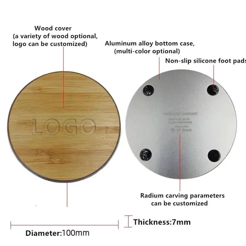 Bamboo Wireless Charging Pad 2
