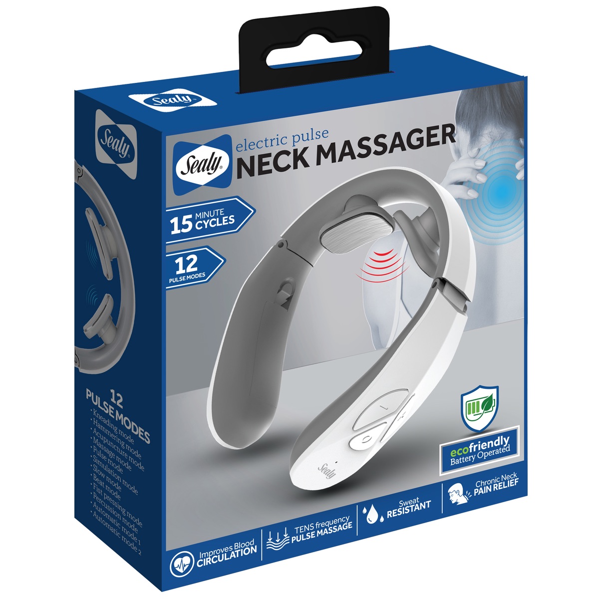 Sealy® Electric Pulse Neck Massager 3