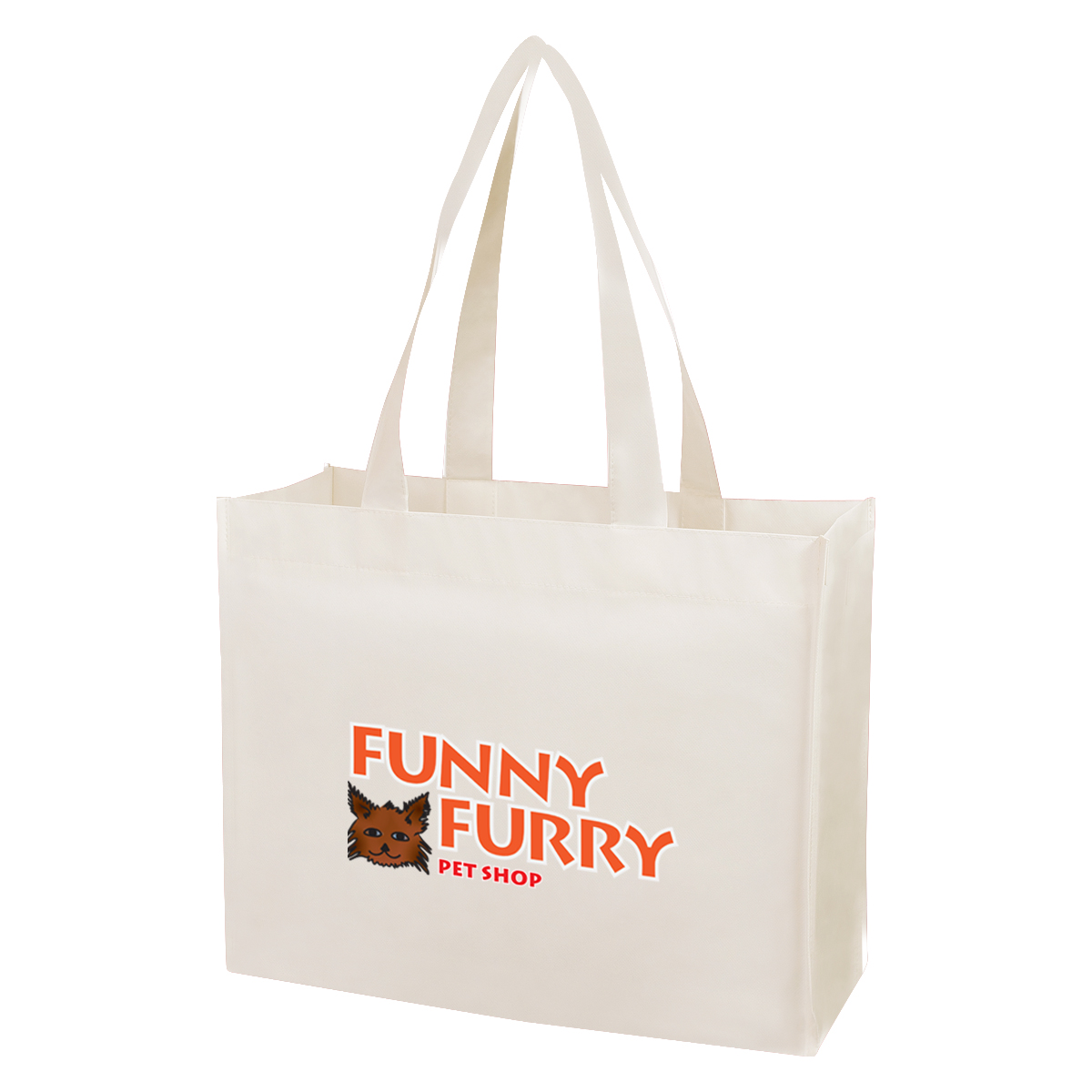 Matte Laminated Non-Woven Shopper Tote Bag 19