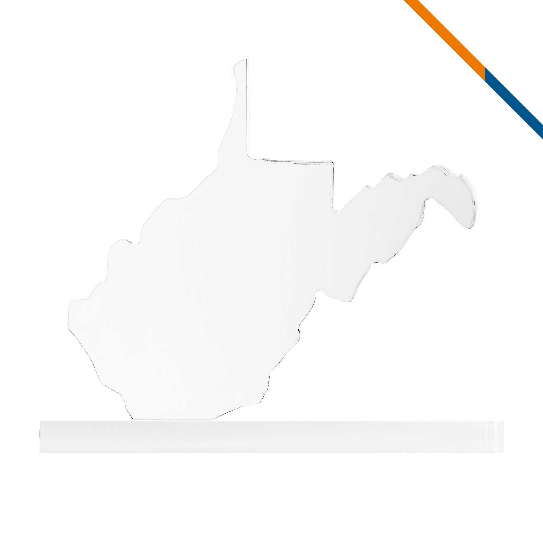 Siumi West Virginia Crystal Award 3