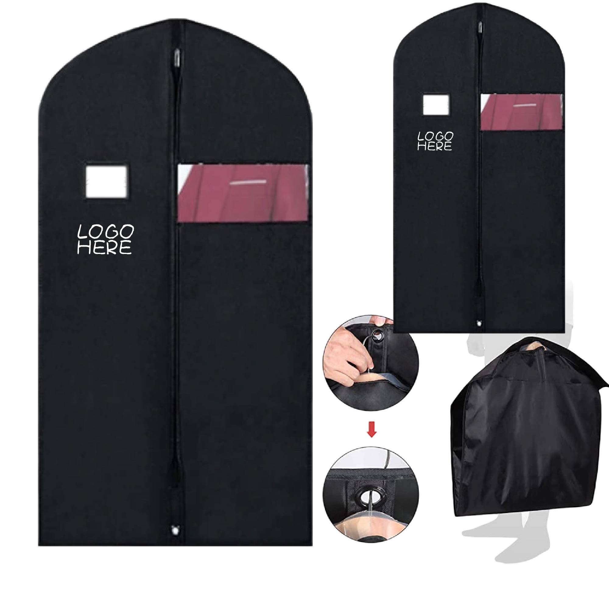 Garment Bag With Pocket 3