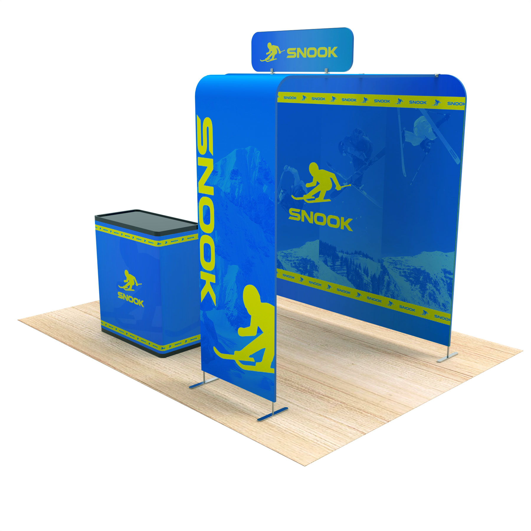 10ft Trade Show Display With Bridge Archway 2