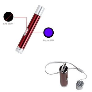 Multifunctional Stainless Steel LED Flashlight With Cartoon Icons 4