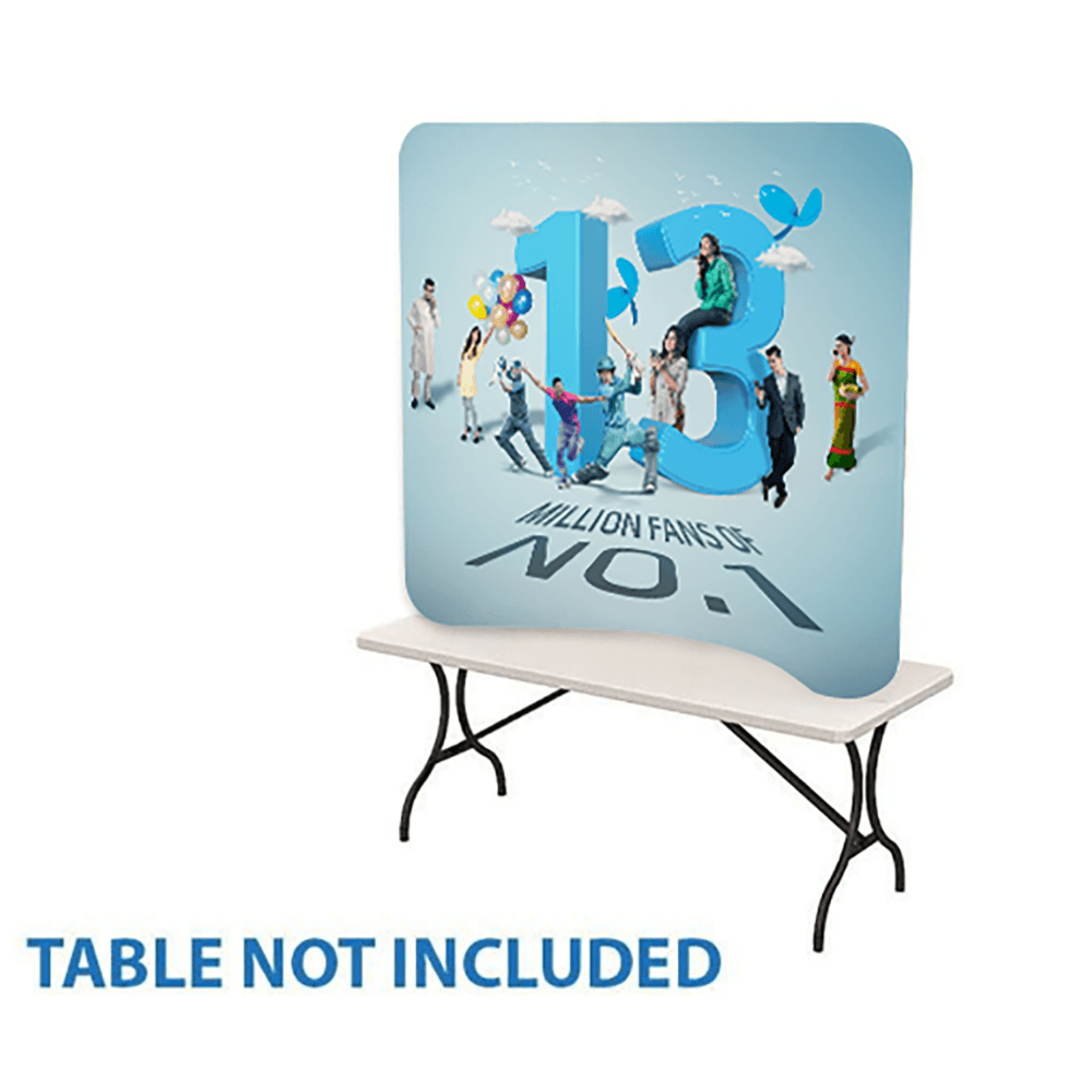 6' Tube Curved Fabric Display Kits (Double Side)