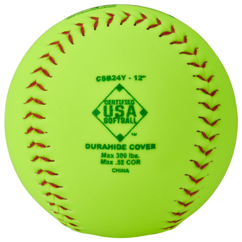 ASA/USA Softball 12" Slow Pitch - Durahide Cover .52 COR 3