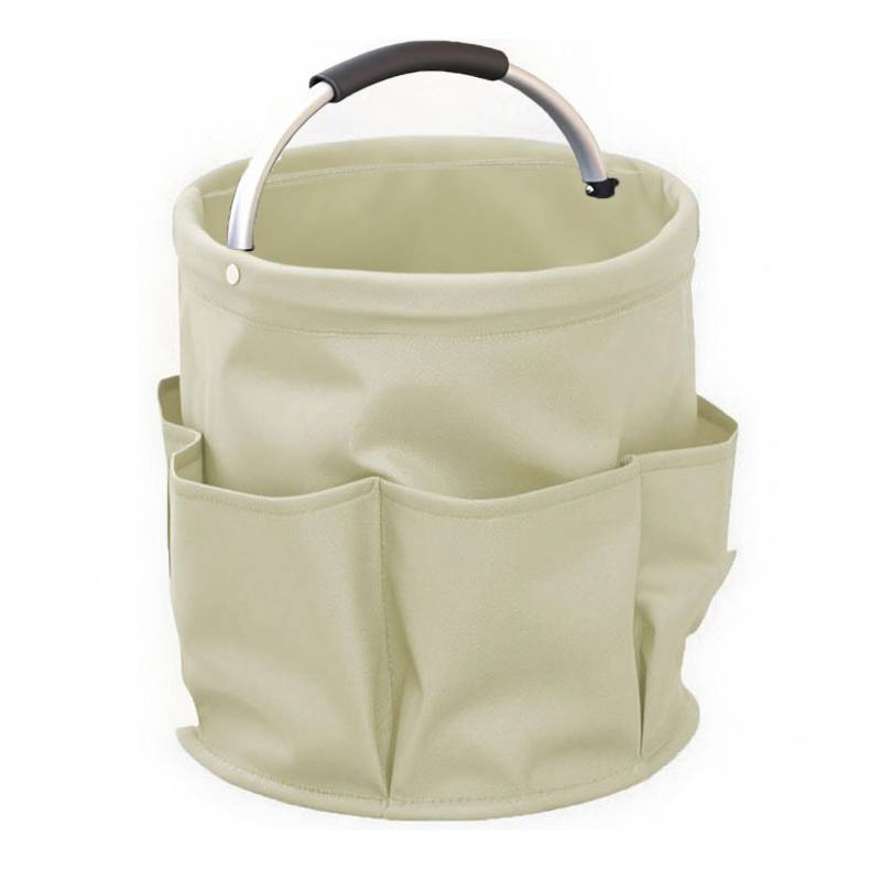 Foldable Oxford Bucket W/ 6 Pockets 6