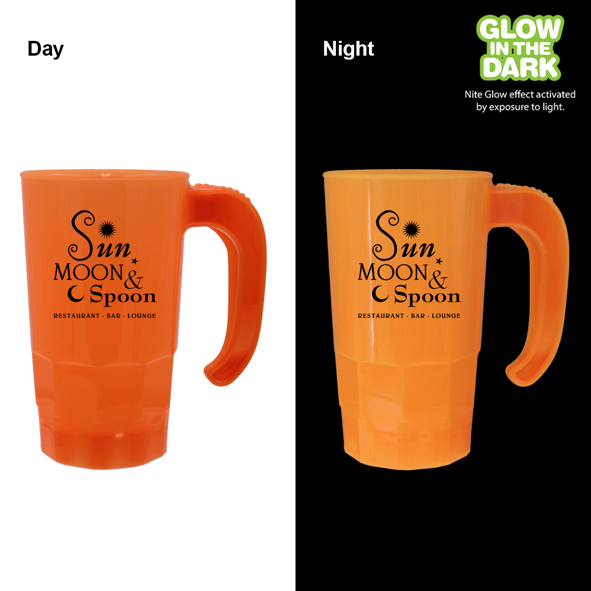 20 oz. Nite Glow Stackable Beer Stein 3