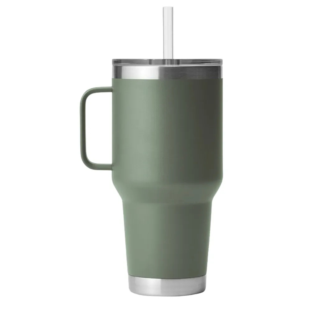35oz. Insulated Tumbler with Handle and Straw 7