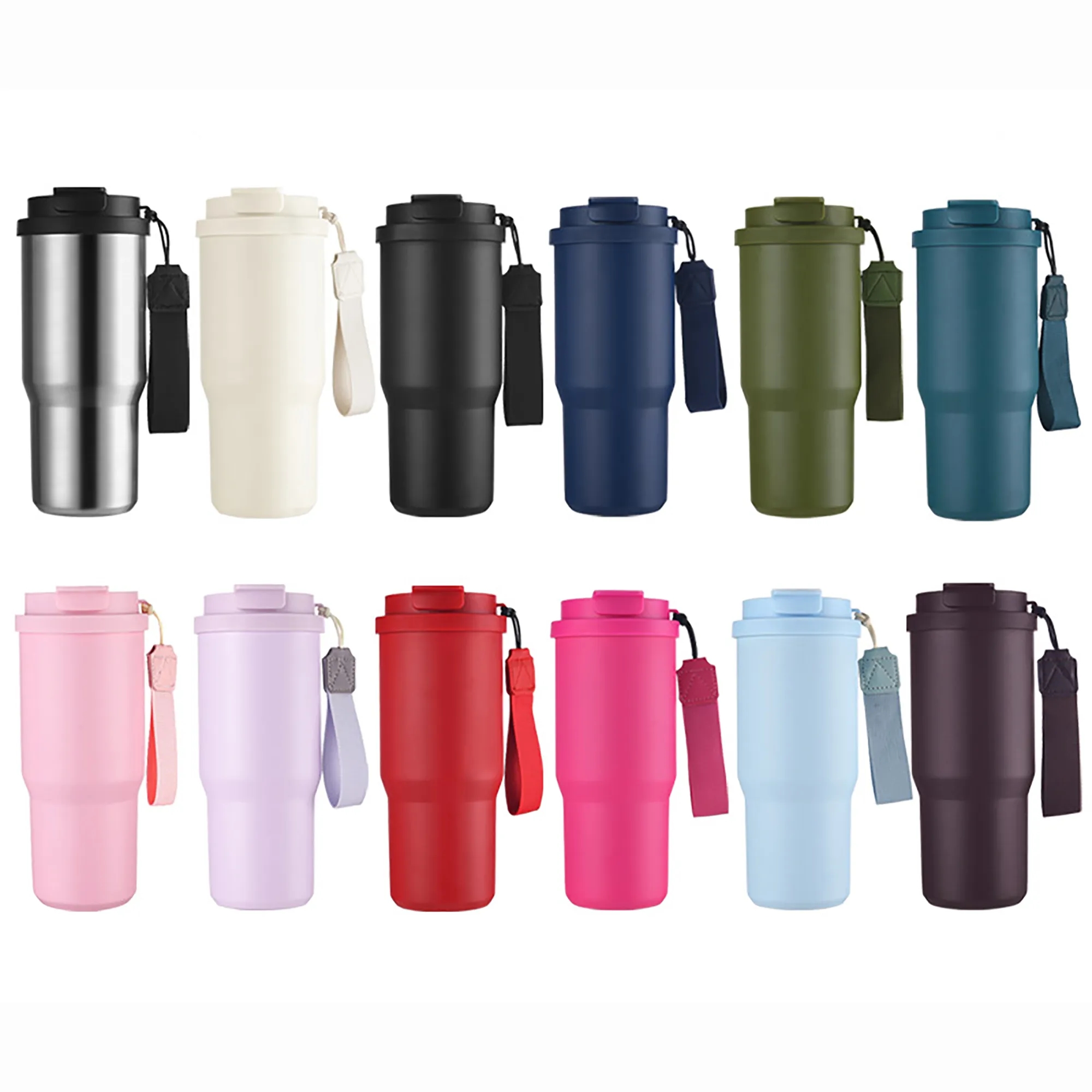 25 OZ Tumbler with Rope and Straw 1