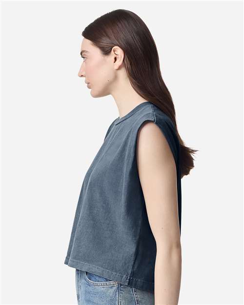 Women's Heavyweight Cotton Garment-Dyed Muscle Tee - 307GD 33