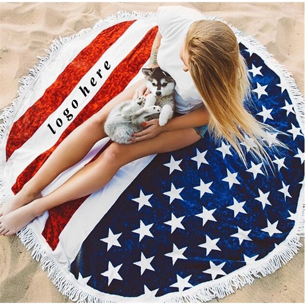 Round Beach Towel 1