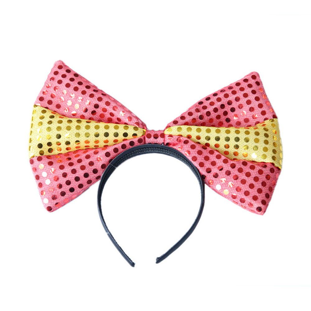 Qatar World Cup National Flag Glittery Bowknot Head Hoop 2