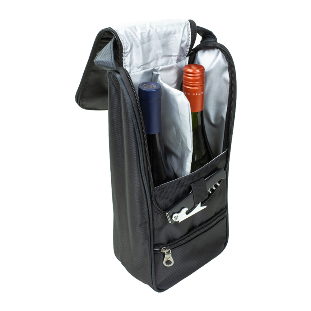 2-Bottle Insulated Tote Bag 2