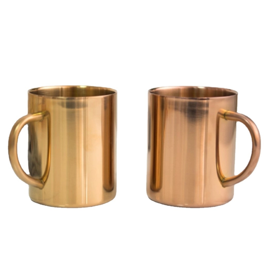 Custom 13.5 oz Double Walled Stainless Steel Coffee Mugs 2
