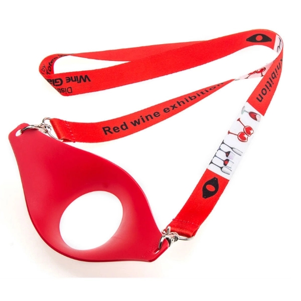 Personalized Lanyard Wine Glass Holder 2