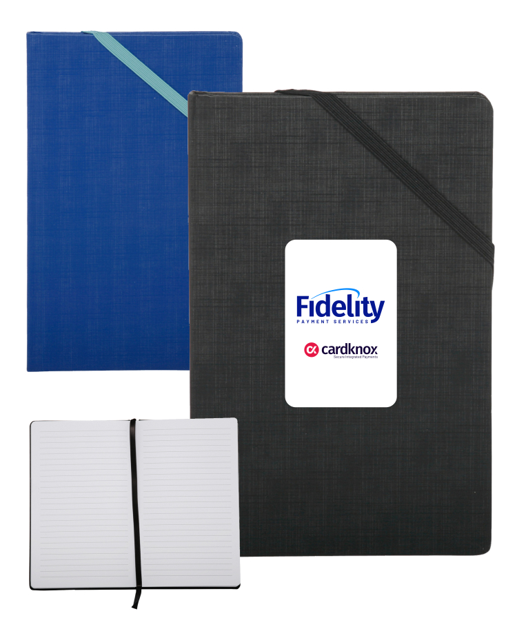 Union Printed - Hardcover Journals with Corner Band - Full Color Logo 1