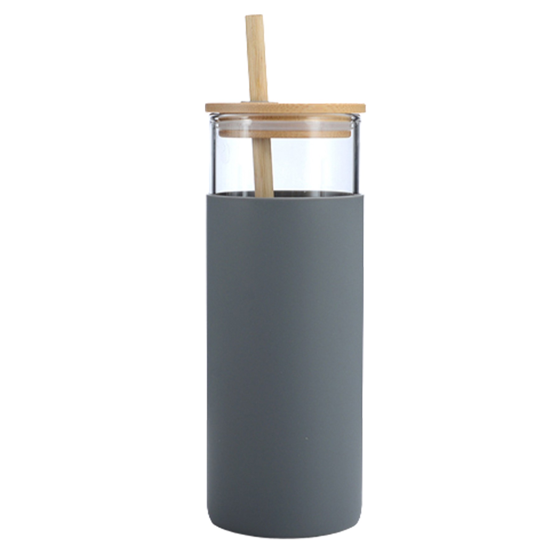 15.2 Oz. Glass Tumbler W/Lid & Straw 2