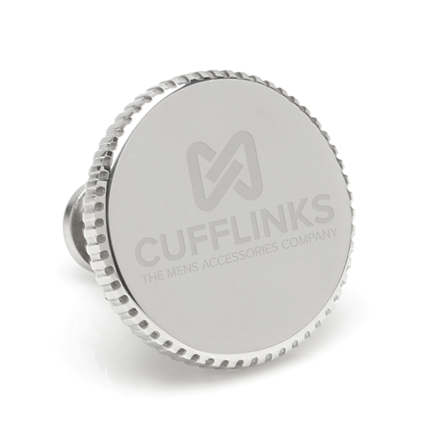 Coin Edge Stainless Steel Engravable Lapel Pin